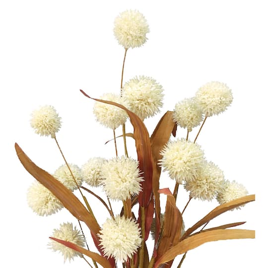 18" Cream Mini Ball Bush by Ashland®